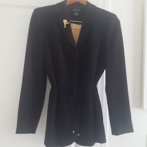 Black belted jacket